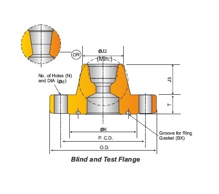 BLIND AND TEST FLANGES